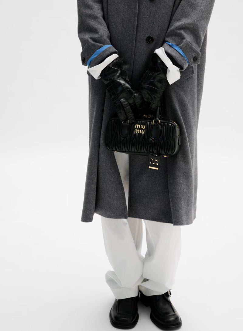 Miu Miu MIU Arcadie Top Handle Bag in Matelassé Nappa Leather Crossbody Shoulder  - Image 4