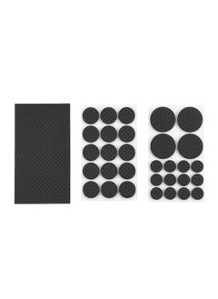 LAWAZIM Furniture Non-Slip Pads-97 Piece Black-Foam Rubber Pads with Adhesive Backing for Floor Protection Preventing Scratches Cushioning Noise Reduction for Chairs Tables Customizable Furniture Feet  - Image 1