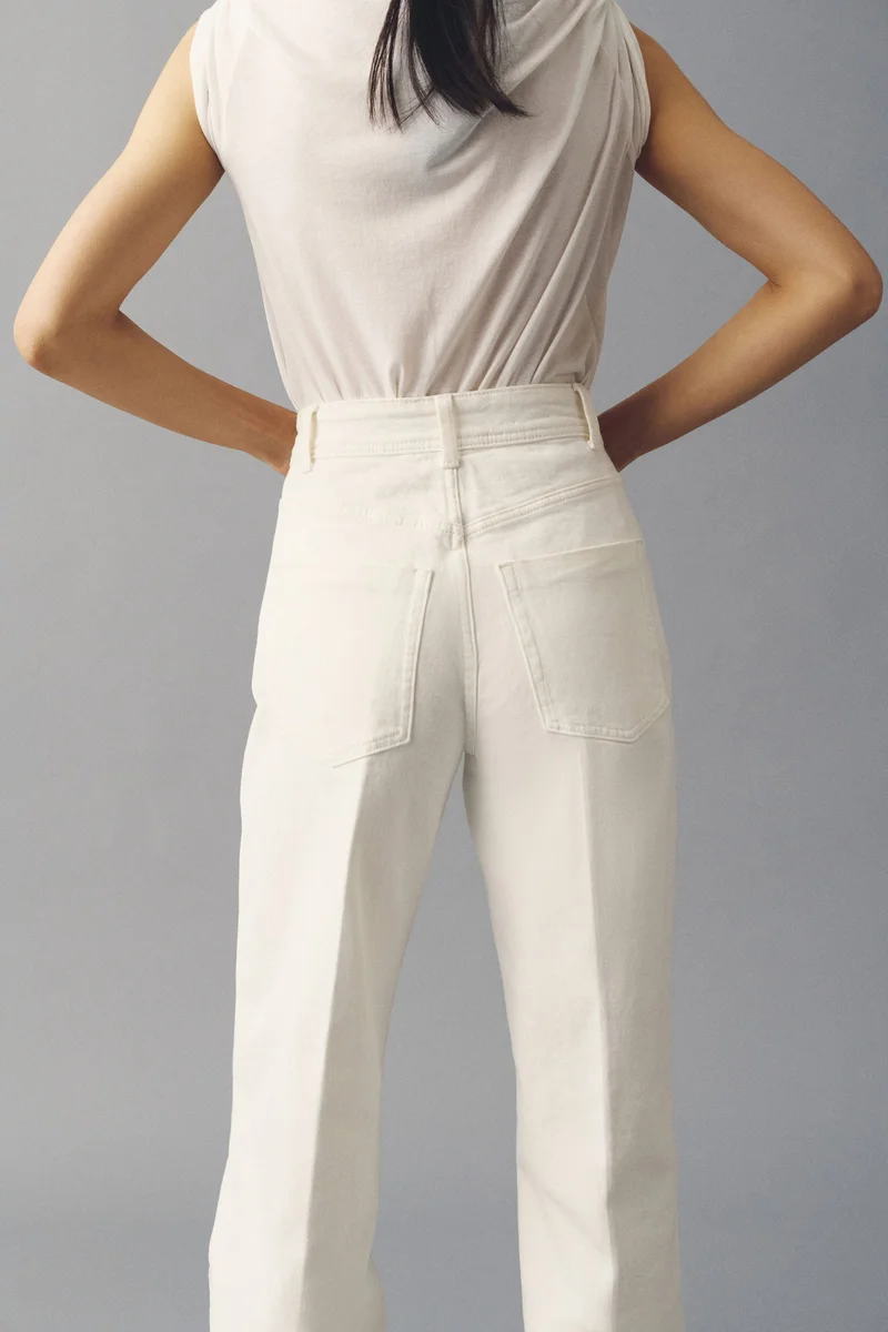 H&M  Wide High Jeans for Women | Best Price UAE