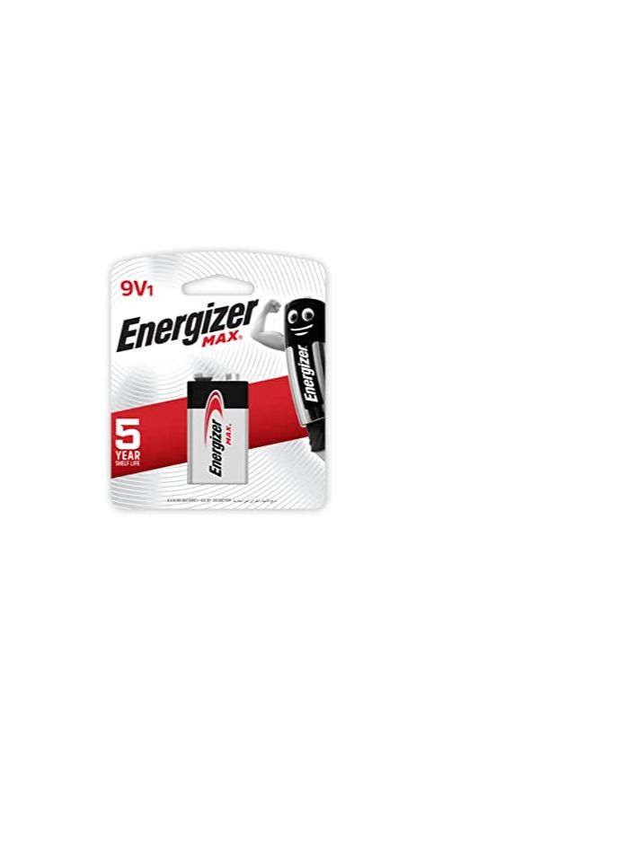Energizer Energizer 9V - Size Max Battery Set Black/Silver 