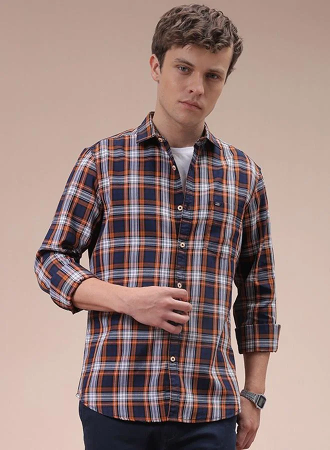 The Indian Garage Co The Indian Garage Co Men Multi Slim Fit Checked Casual Shirt