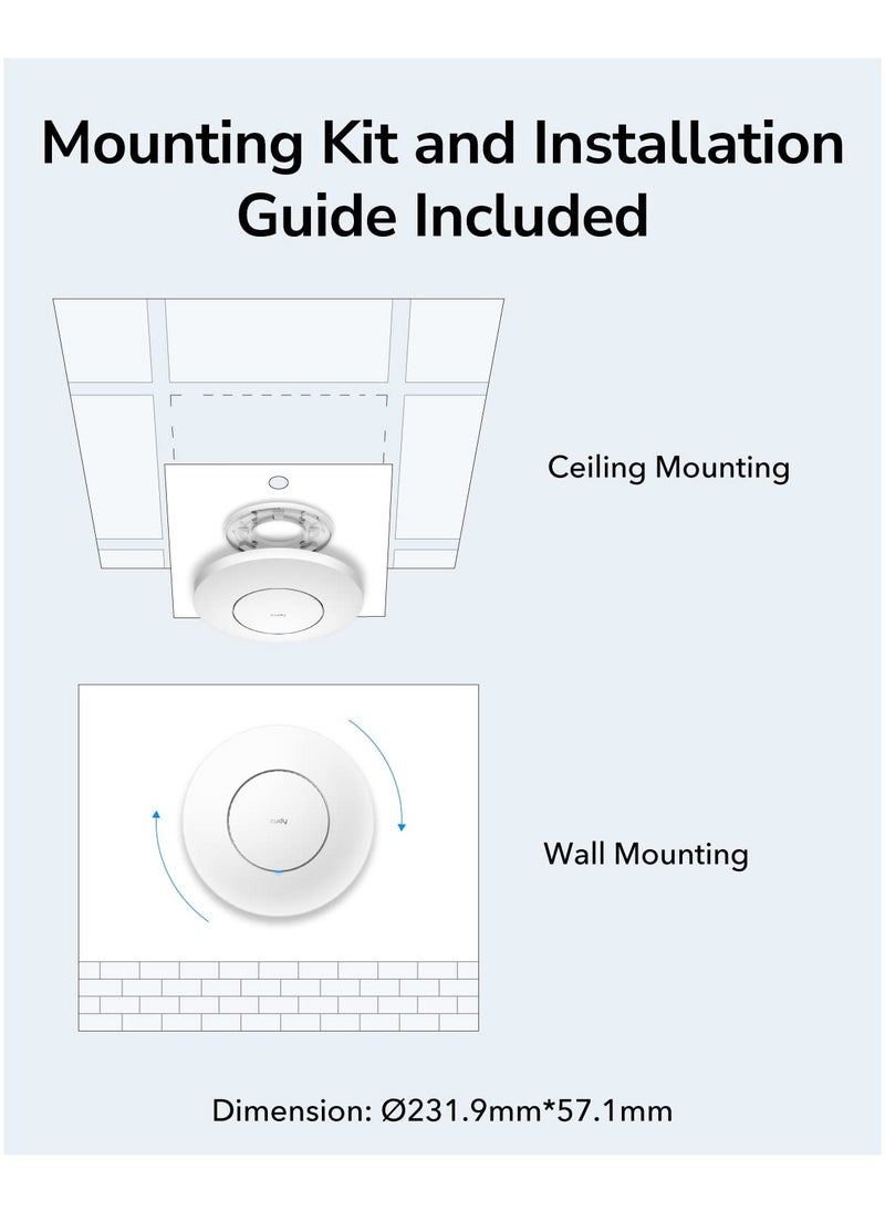 cudy Cudy AC1200 Gigabit Wireless Access Point(‎AP1300)  - Image 4