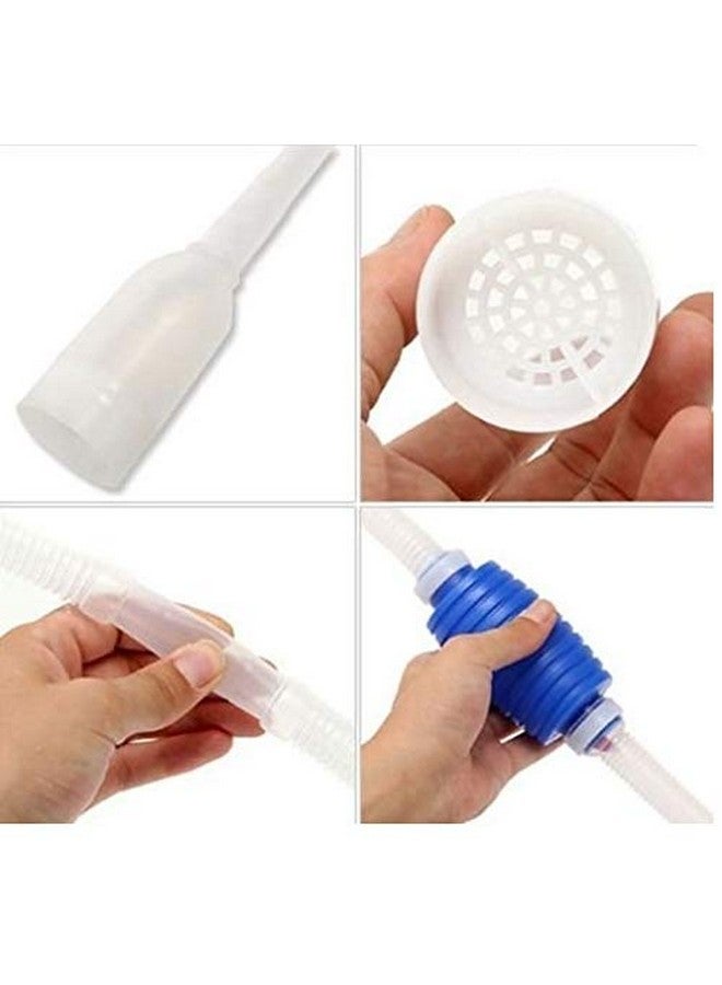 TED Tabbies Aquarium Fish Tank Siphon Vacuum Water Pump Gravel Cleaner (White) (1.7 Meter) - Image 3