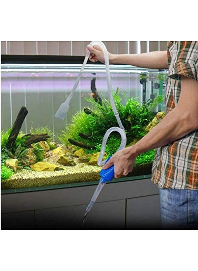TED Tabbies Aquarium Fish Tank Siphon Vacuum Water Pump Gravel Cleaner (White) (1.7 Meter) - Image 5