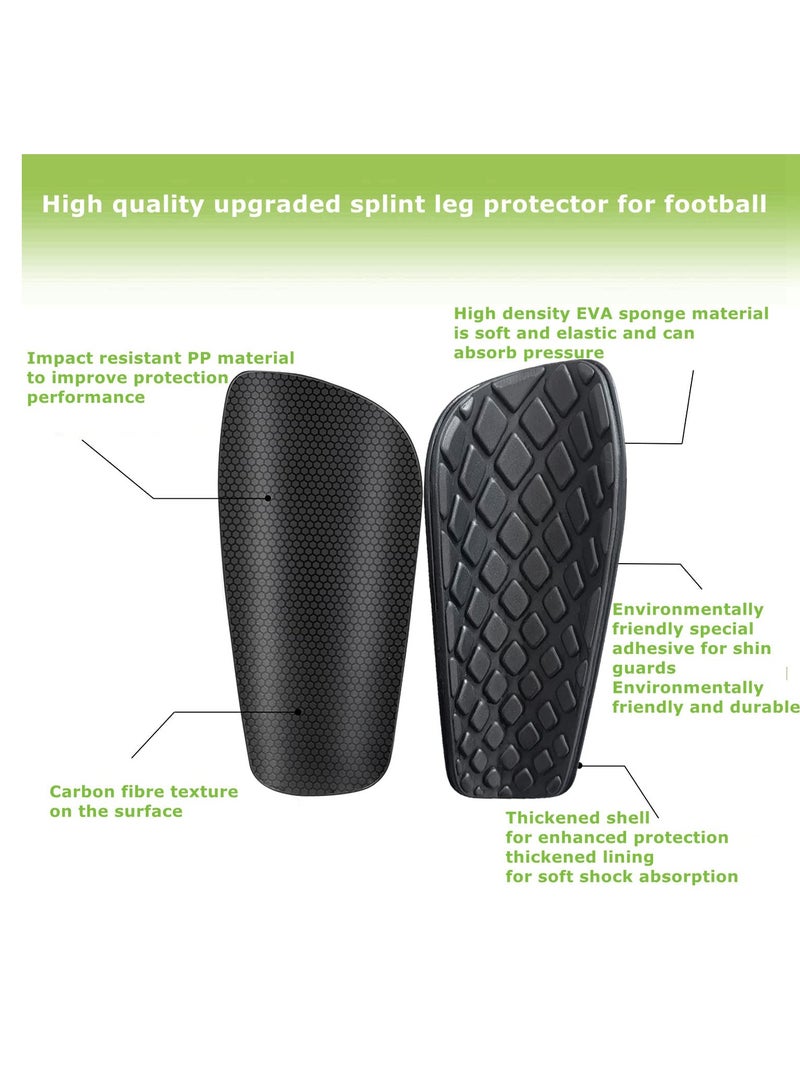 Kids Football Shin Pads, Anti-Slip Guards with Insert Pocket and Calf Sleeves, Lightweight and Breathable Soccer Protective Gear for Ages 5-12 - Image 2