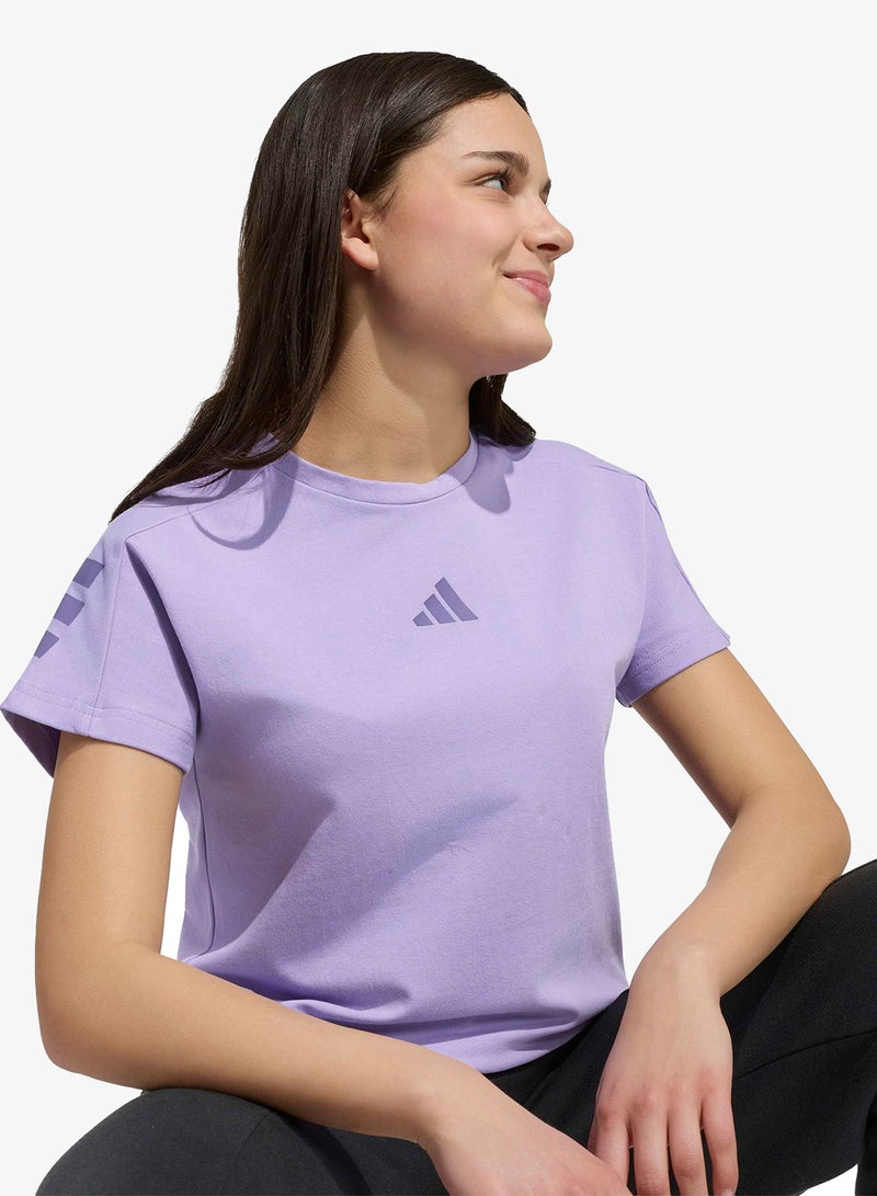 Adidas Youth 3-Stripes Future Icons T-Shirt - Image 4