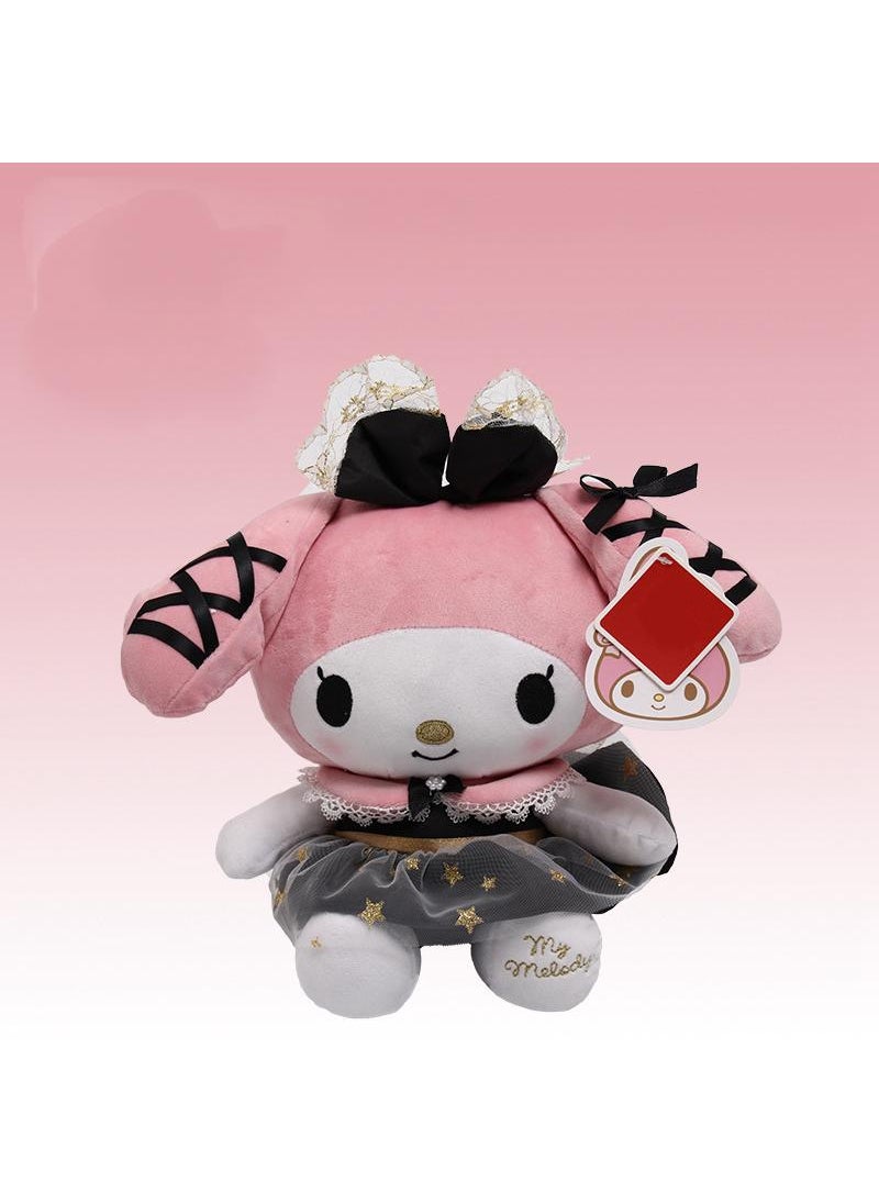 Generic - Sanrio My Melody Doll Plush Toy Black Gold Wedding Style Doll 22cm - Image 1