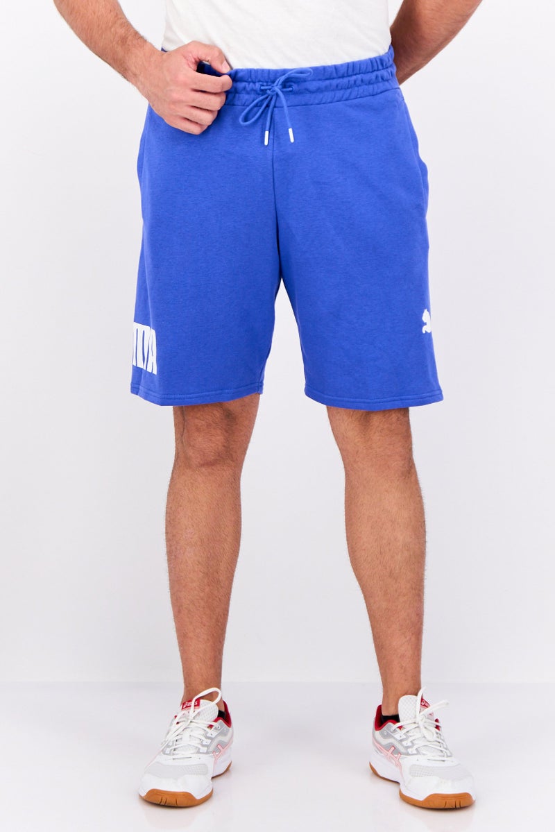 PUMA شورتات رياضية للرجال مناسبة في الهواء الطلق، زرقاء - Image 1
