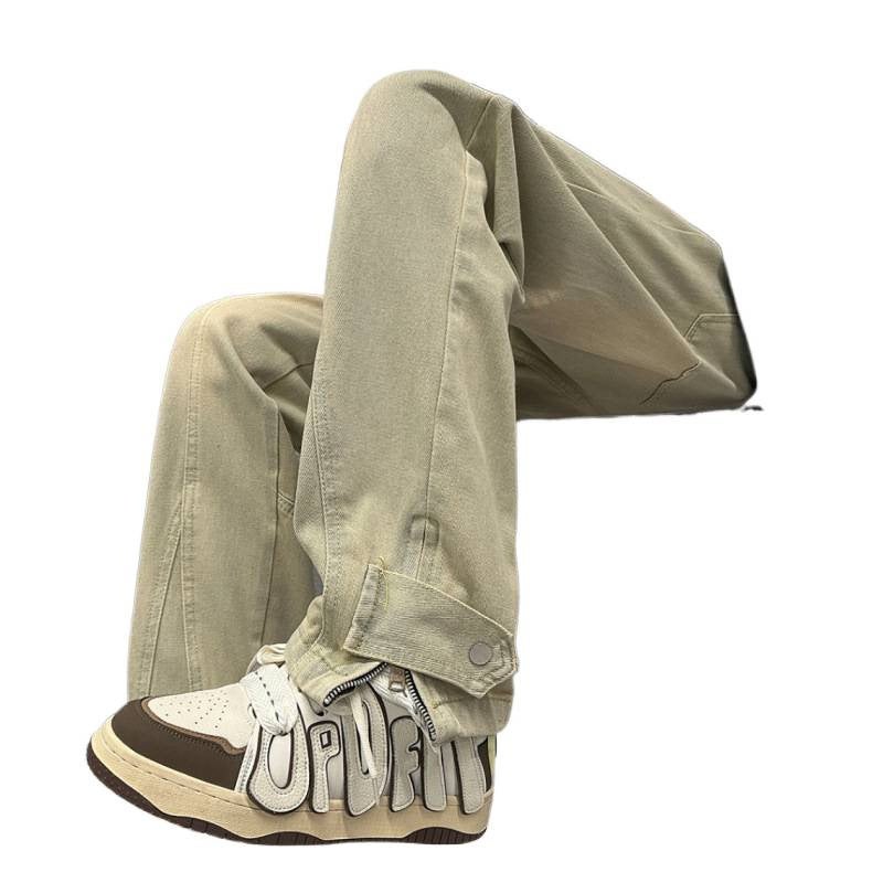 Unisex Classic Denim Jeans Loose Fit Daily Outdoor Wear - Image 3
