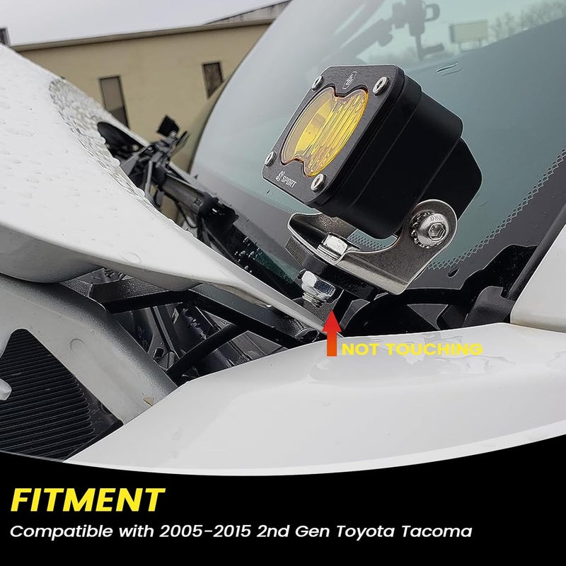 KANGIKX Ditch Hinge LED Light Brackets for Toyota Tacoma - Image 5