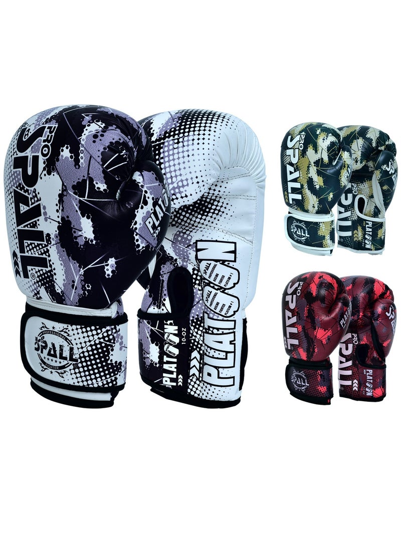 Boxing Gloves - 6oz 8oz 10oz 12oz 14oz 16oz - Leather Platoon Series Gloves for Training Sparring with Waterproof Lining - Breathable Mesh - Hand Protection - pzsku/ZF62FA57FD954B24887B5Z/45/_/1728600259/64fc8483-f29d-446e-a7da-8c73b445da69