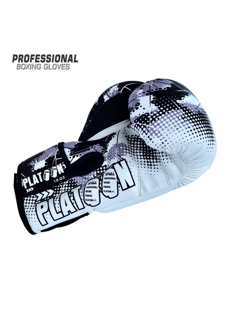 Boxing Gloves - 6oz 8oz 10oz 12oz 14oz 16oz - Leather Platoon Series Gloves for Training Sparring with Waterproof Lining - Breathable Mesh - Hand Protection - pzsku/ZF62FA57FD954B24887B5Z/45/_/1728600303/bd1e2fd1-18dd-4b20-a6c5-bd755fd19d84