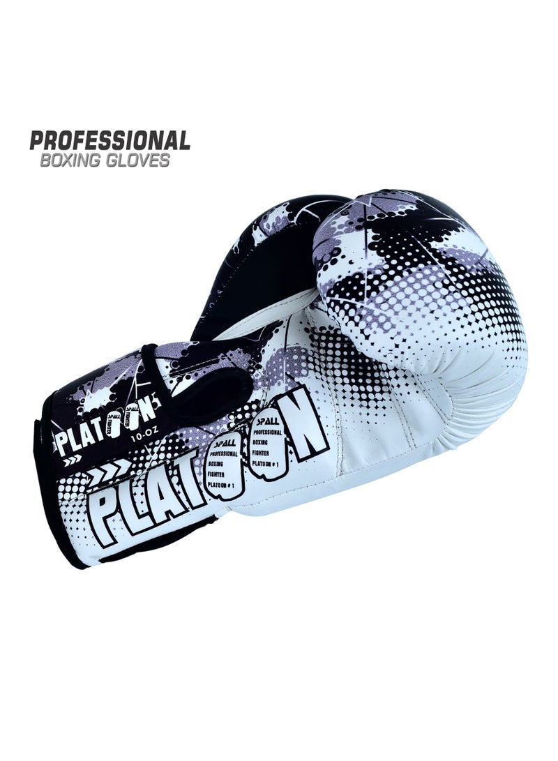 سبال قفازات الملاكمة - 6oz 8oz 10oz 12oz 14oz 16oz - قفازات جلدية من سلسلة الفصيلة للتدريب على الملاكمة مع بطانة مقاومة للماء - شبكة قابلة للتنفس - حماية اليد - Image 4