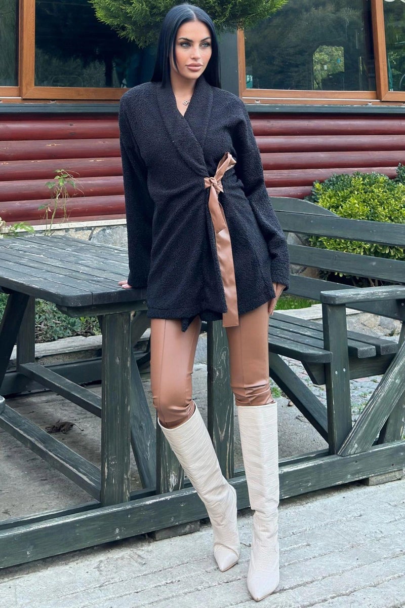 Weshaya Cardigan Women Black - Image 2