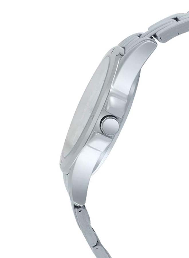 CASIO Men Water Resistant Analog Watch MTP-1214A-2A - 40 mm - Silver - Image 4