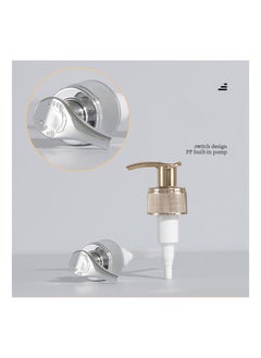 Generic Electroplating Shampoo Bottle PET Press Type Lotion Empty Bottle Bathroom Shower Gel Large-Capacity Soap Dispenser  - Image 4