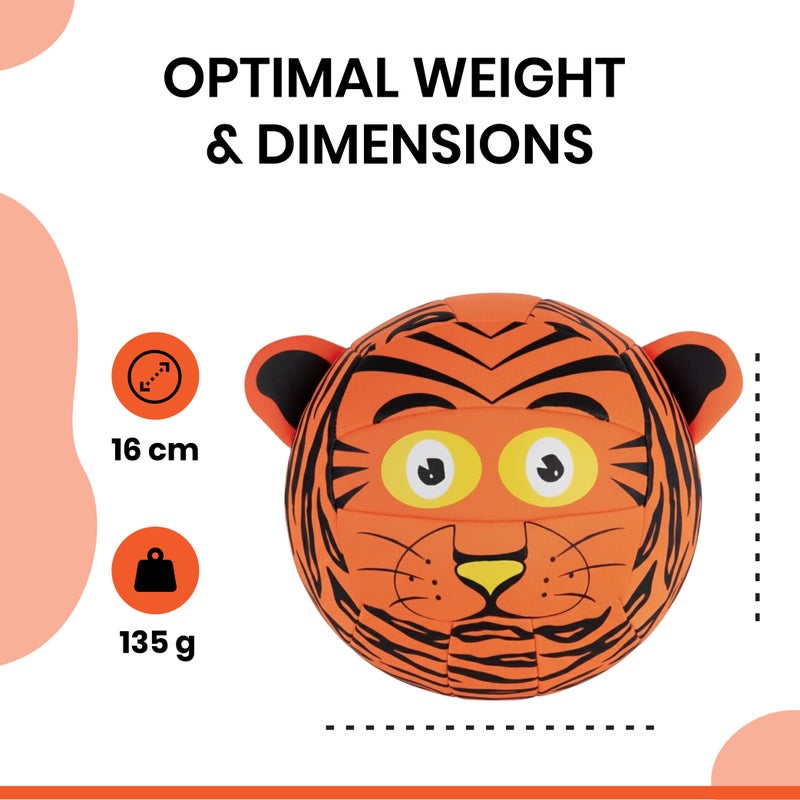 صنفليكس لعبة الحيوانات القافزة للأطفال صن فليكس شكل النمر | لعبة قفز قابلة للنفخ للاستخدام الداخلي والخارجي - Image 4