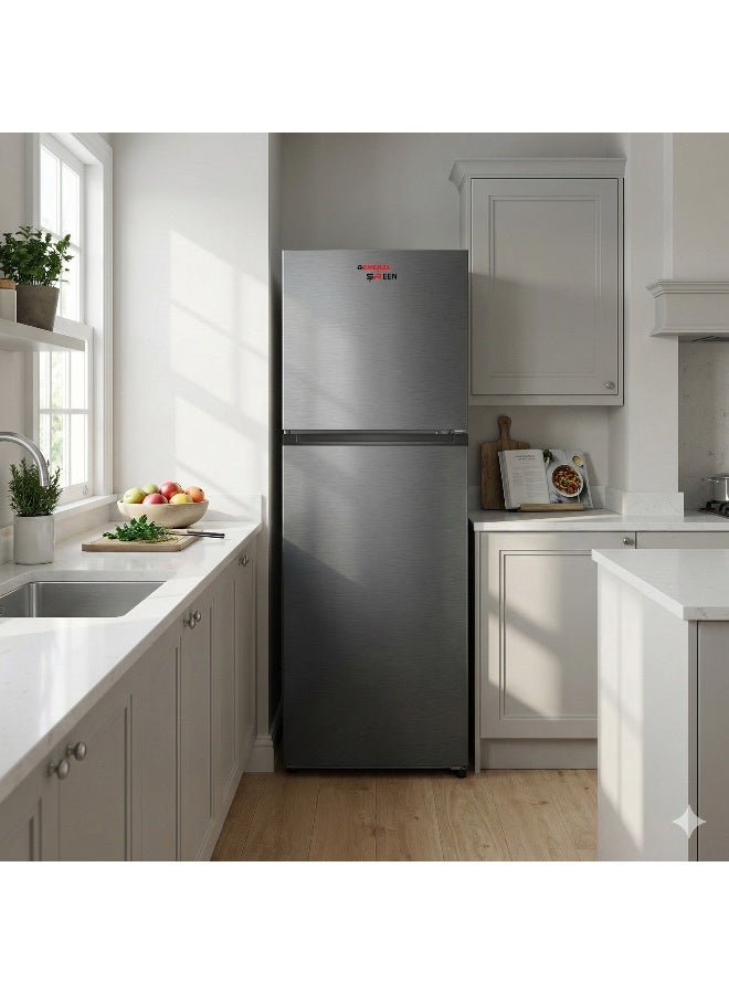 General SREEN Top Mount No Frost Refrigerator 10.10 Cu Ft Dark Silver – GSRF-286NFS - Image 3