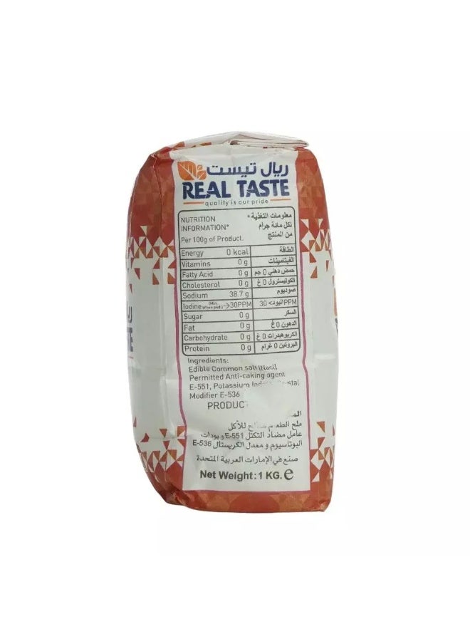 Real Taste عبوة ملح نقي من الطعم الحقيقي - 1 كجم - Image 2