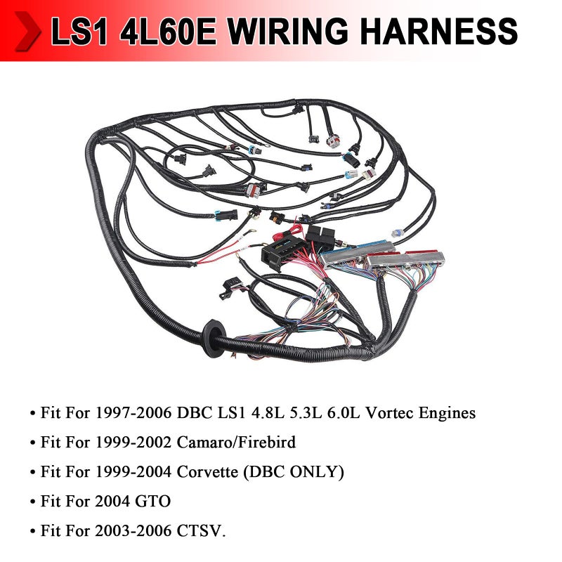 4L60E DBC Standalone Engine Wiring Harness for 1997-2006 GM Vortec 4.8L/5.3L/6.0L - Image 2