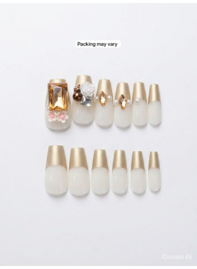 Artificial nails for the hand, modern shapes