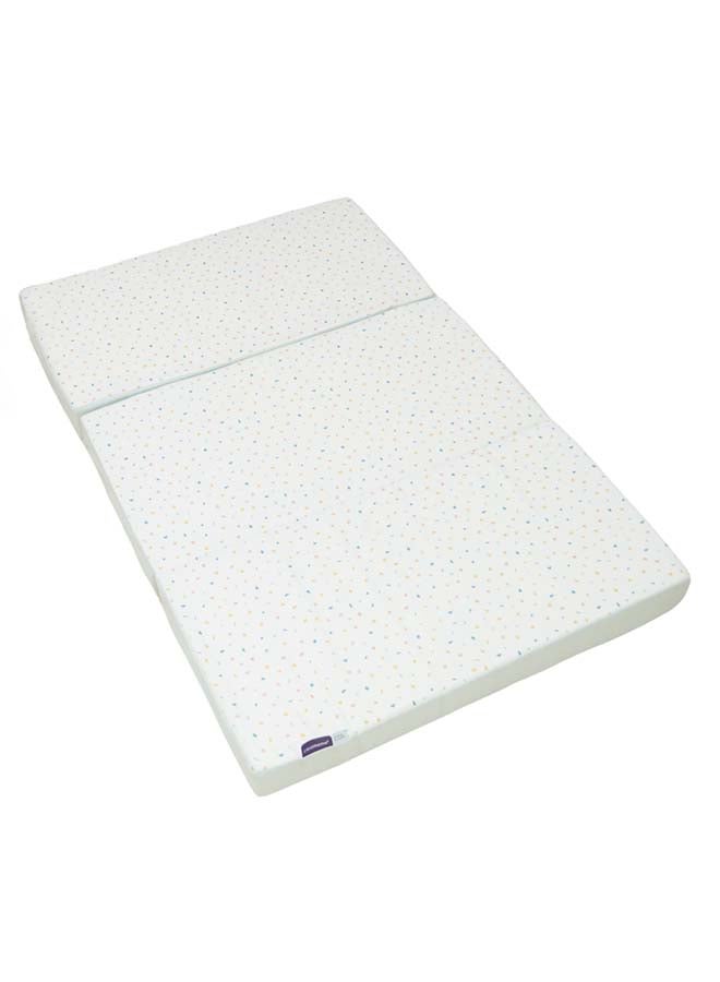 Clevamama ClevaFoam Travel Cot Mattress 3-in-1 Sleep, Sit & Play | Newborn to 12 Months  - Image 1