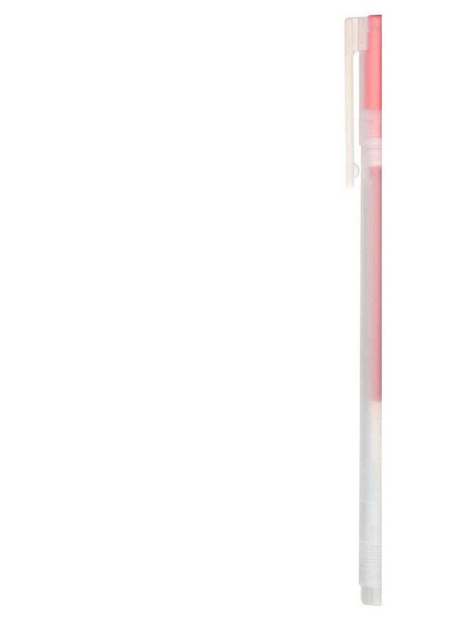 MUJI قلم حبر جاف أحمر ناعم 0.38 مم (10 قطع)  - Image 3