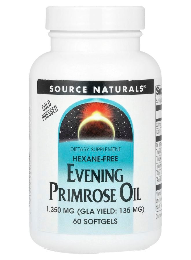 Source Naturals Evening Primrose Oil 1350 mg  60 Softgels