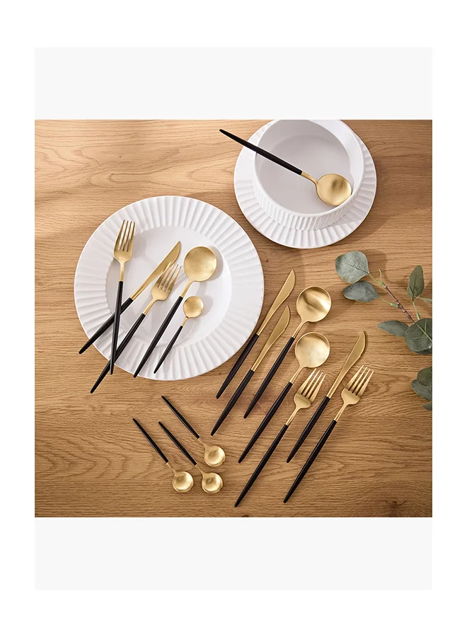 Home Box Emma 16-Piece 18/0 Stainless Steel Cutlery Set -