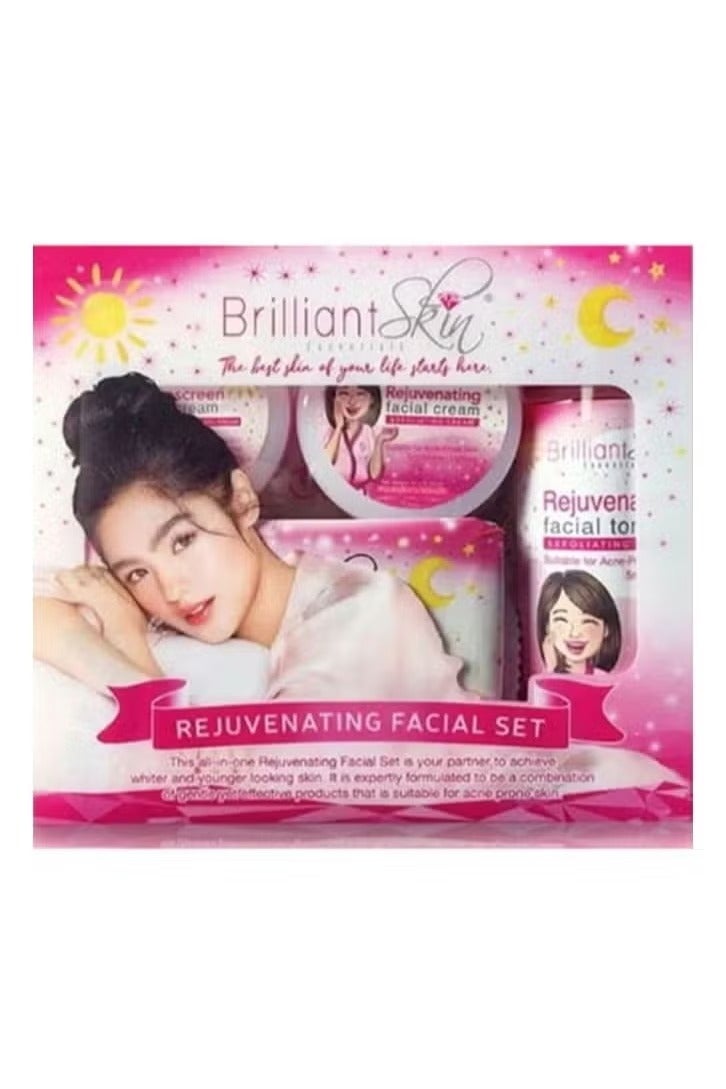 مجموعة تجديد البشرة الوجه من برليانت كلير إديشن