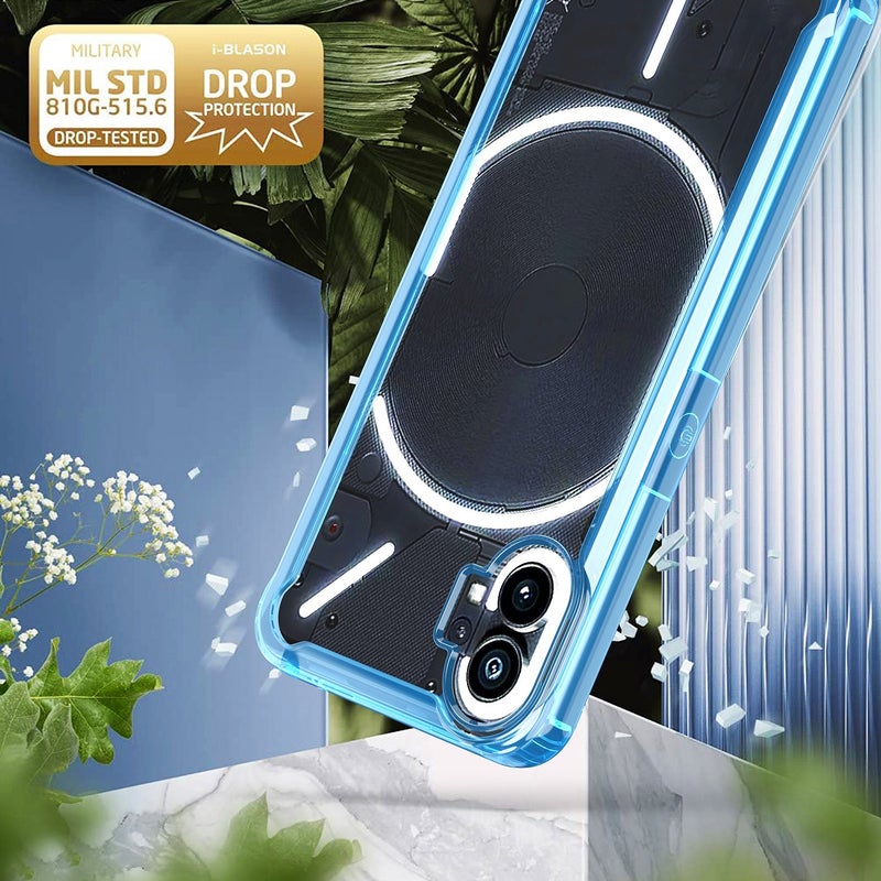 HuHa Case Cover For Nothing Phone 1 Acrylic + TPU Clear Protective Phone Case(Transparent) - Image 4