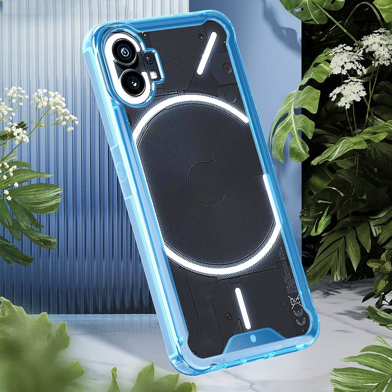 HuHa Case Cover For Nothing Phone 1 Acrylic + TPU Clear Protective Phone Case(Transparent) - Image 2