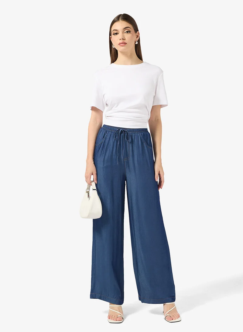 ELLA Pull On Trouser With Drawstrings