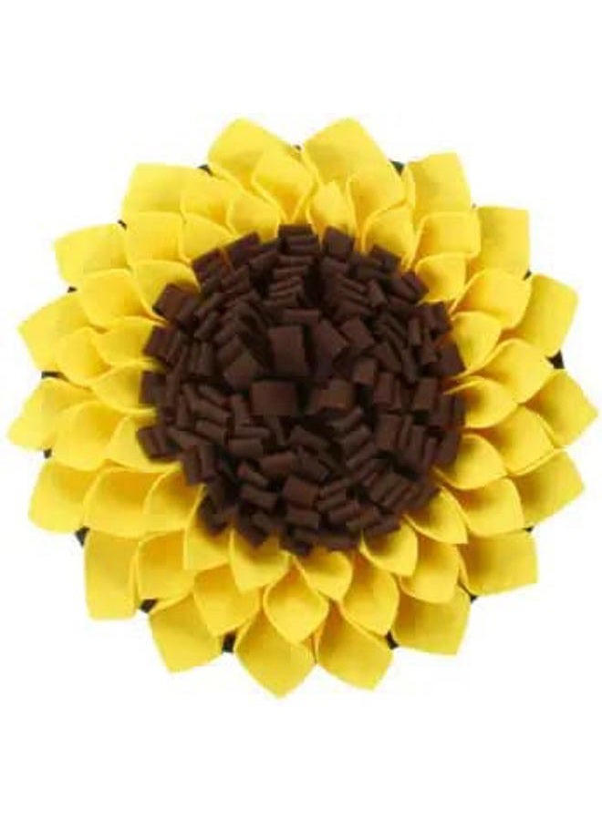 Sunflower Dog Sniffing Toy Dog Slow Feeding Training - Satisfy Your Dog's Natural Foraging Instinct-Slow Feeder Dog Food Mat - Image 3