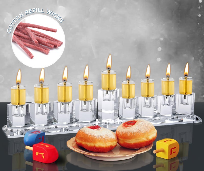 Ner Mitzvah Cotton Refill Wicks for Medium Tzinores Holders, Stand Up Replacement Wicks for Oil Cup Candle Lighting, Multipurpose Use (Pack of 50) - Image 5