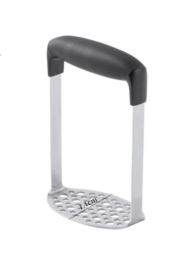 BAIJIE Stainless Steel Potato Masher, Manual Potato Press, Home Use Potato Masher, Potato Masher Tool, Baby Food Grinder - Image 3