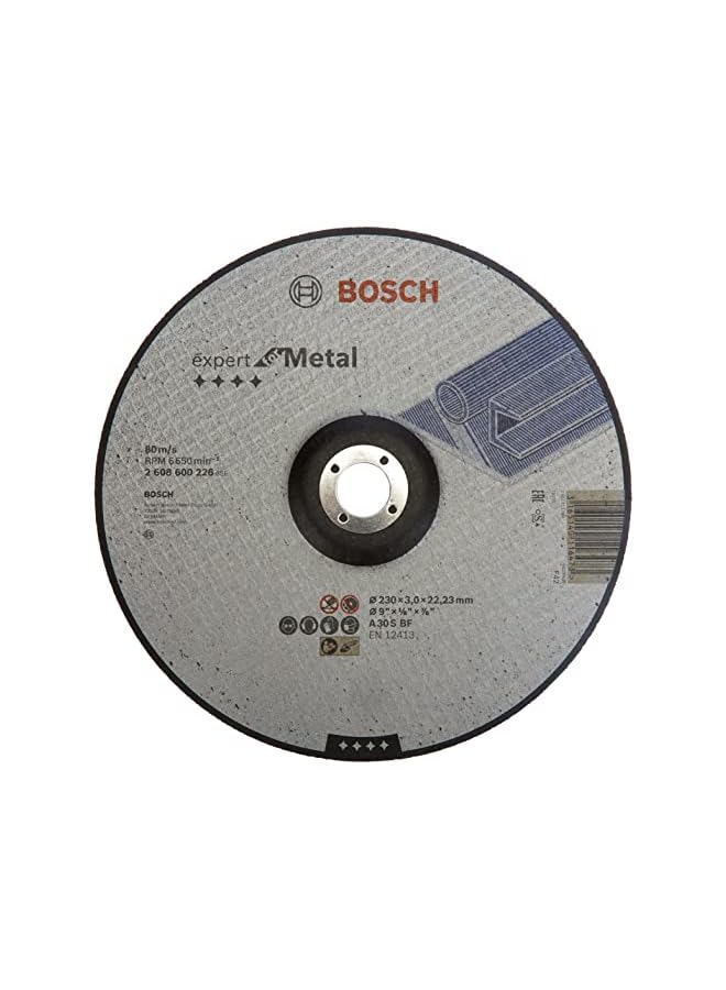 BOSCH Expert For Metal Grinding Disc For Small Angle Grinders 1 Piece 230 Mm Diameter 3.00 Mm Thickness - Image 2