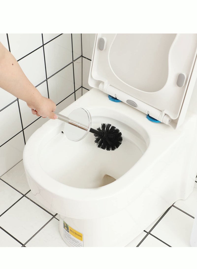 ميكسد إكسسوارات مجموعات الحمام، مجموعة سلة المهملات للحمام وفرشاة المرحاض، 8 قطع من إكسسوارات الحمام، مع صينية وصندوق مسحة، مجموعة إكسسوارات حمام بسيطة، إكسسوارات حمام منزلية للديكور - Image 4