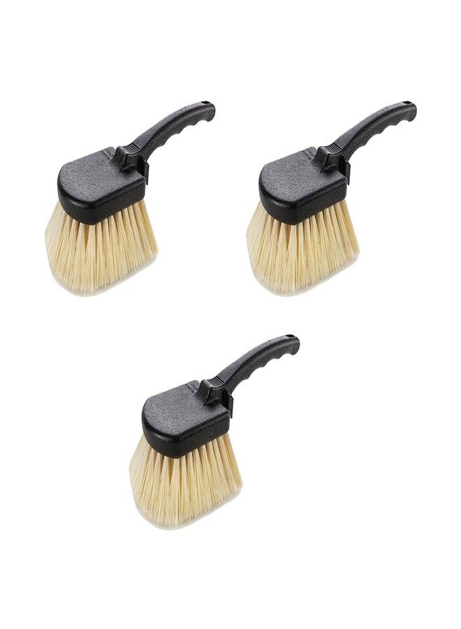 Harper Scrub Brush Pack: Acid-Resistant Soft Bristles, Made for Cleaning Utility and Outdoor Furniture, Remove Dirt, Dust, Wood, and Other Debris, Set of 3 - Image 1