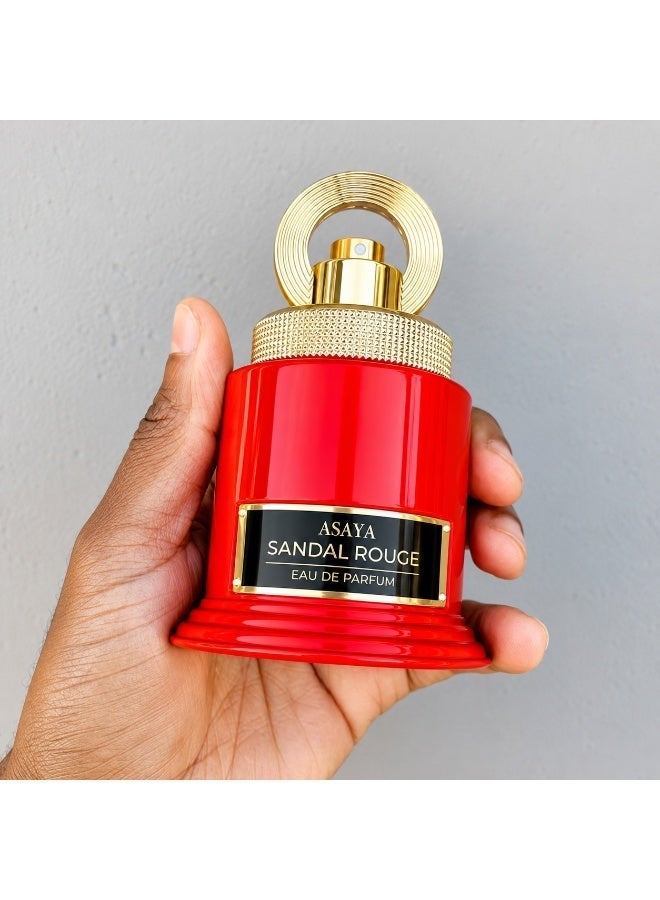 emper Asaya Sandal Rouge Eau De Parfum For Women - 100ml - Image 4
