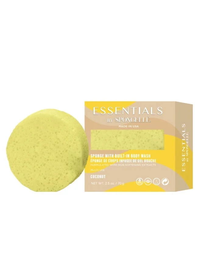 spongelle Essentials By Spongelle Coconut Body Wash Infused Buffer 70 g (Multi Use)