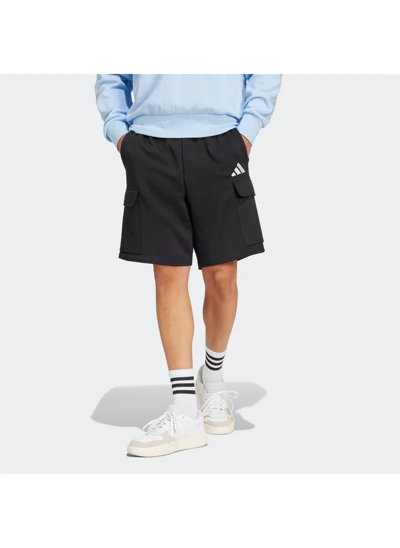 اديداس Essential Feel Cozy Fleece Cargo Shorts