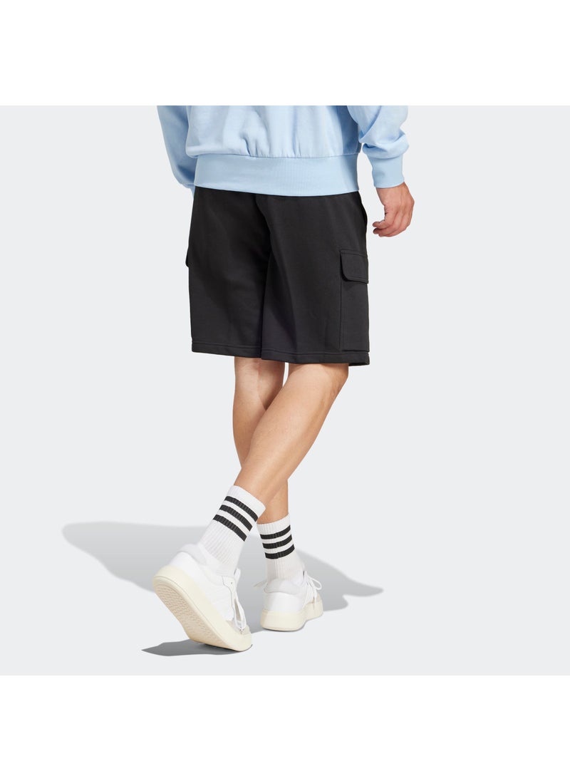 Adidas - Essential Feel Cozy Fleece Cargo Shorts - Image 1