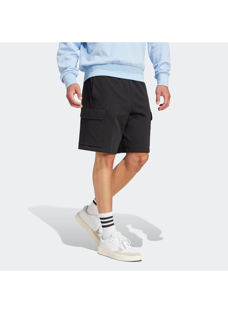 Adidas - Essential Feel Cozy Fleece Cargo Shorts - Image 1