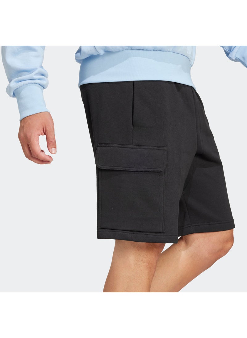 Adidas - Essential Feel Cozy Fleece Cargo Shorts - Image 1