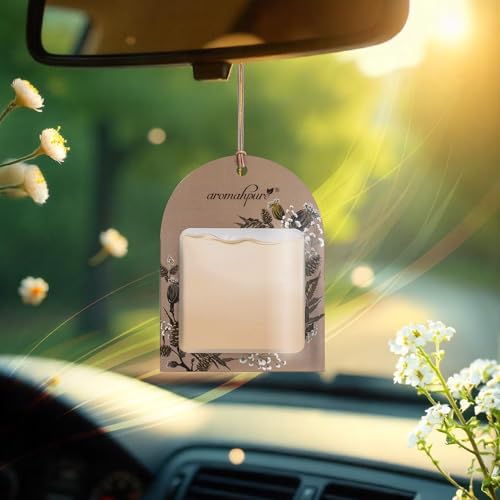 Aromahpure Gel Wink Hanging Car Perfume | Long-Lasting Gel Based Car Air Freshener | Car Accessories | Last Up to 30 Days (Pack 3, Musk) - Image 2
