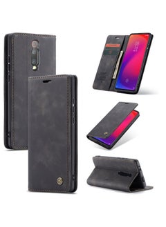 HuHa Case Cover CaseMe-013 Multi-functional Retro Frosted Horizontal Flip Leather Case with Card Slot & Holder & Wallet For Xiaomi Mi 9T Pro / Redmi K20 Pro / Xiaomi Mi 9T / Redmi K20 Black 