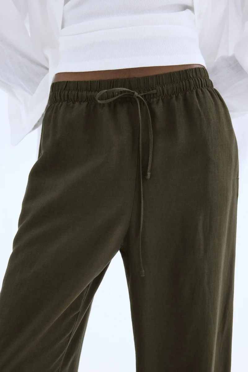 H&M Linen-blend trousers