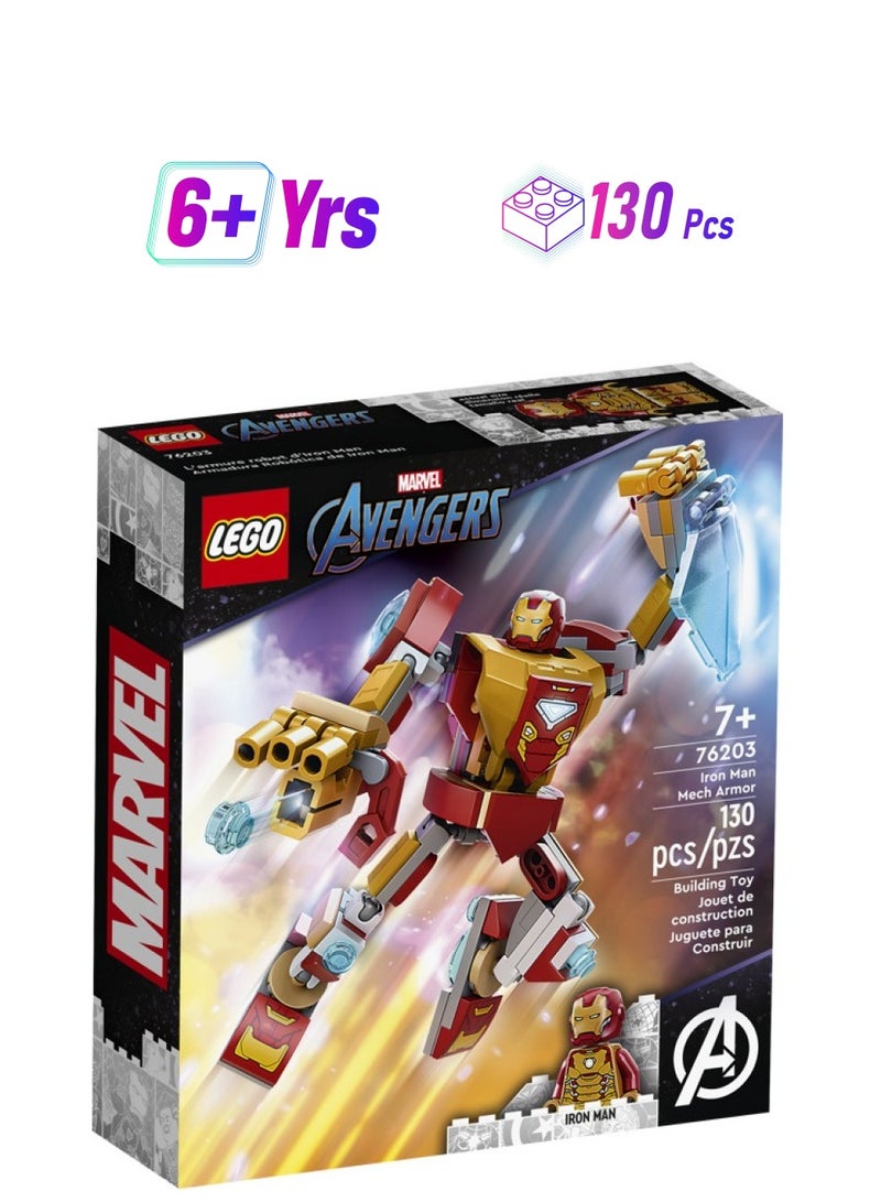 LEGO Iron Man Mech Armor Set 76203 - Image 1