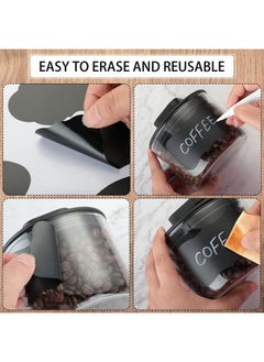 Chinco 25 Pieces Basket Labels Clip Removable Bin Labels Includes 18 Kitchen Bin Label Holder Pvc Clip Basket Tags With 2 Chalk Markers And 5 Sheets Chalkboard Labels For Organization  - Image 4